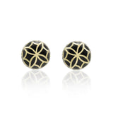 Signature Flower Sphere Small Earrings - Georgina Jewelry