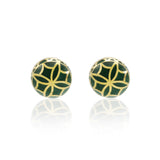 Signature Flower Sphere Small Earrings - Georgina Jewelry