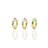 Signature Gold Open Break Crystal Earrings - Georgina Jewelry