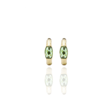 Signature Gold Open Break Crystal Earrings - Georgina Jewelry