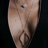 Chandler Diamond Flower Pendant - Georgina Jewelry