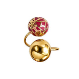 Signature Sphere Pink Resin Ring