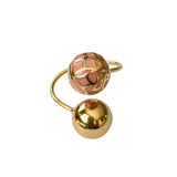 Signature Coral Sphere Resin Ring