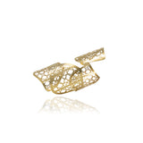 Gold Signature Statement Cuff - Georgina Jewelry