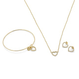 Signature Diamond Heart Set - Georgina Jewelry