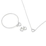 Signature Diamond Heart Set - Georgina Jewelry