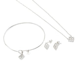 Signature Diamond Mini flower Set - Georgina Jewelry