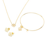 Signature Diamond Mini flower Set - Georgina Jewelry