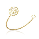 Signature Gold Nose Cuff Chain Earring - Georgina Jewelry