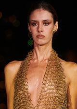 Signature Gold Nose Cuff Chain Earring - Georgina Jewelry