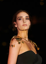 Signature Gold Nose Cuff Chain Earring - Georgina Jewelry