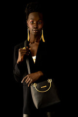 Black Georgina Tote & Cross Body - Georgina Jewelry