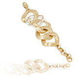 Gold Signature Resin Chain Bracelet - Georgina Jewelry