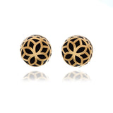 Signature Flower Ball Earrings - Georgina Jewelry