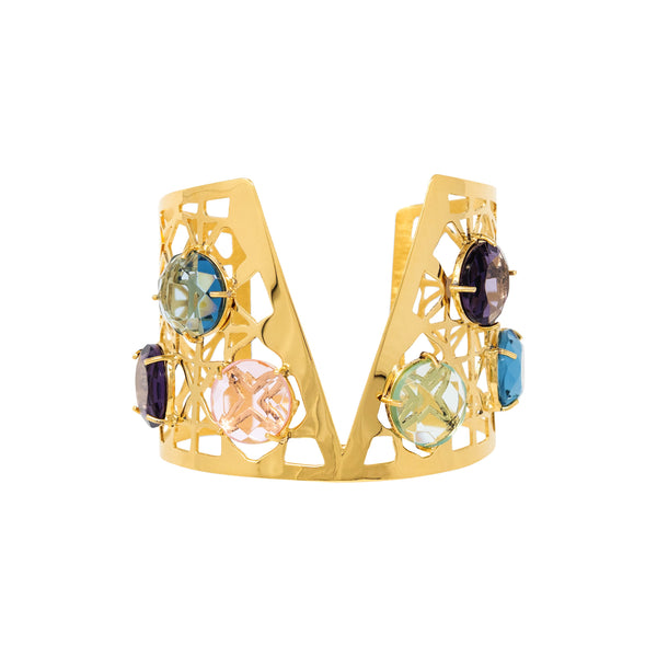 Signature Gold Crystals Bracelet - Georgina Jewelry