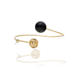 Gold Signature Sphere Resin Bracelet - Georgina Jewelry