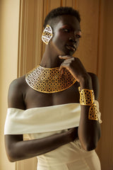 Gold Signature Statement Necklace - Georgina Jewelry