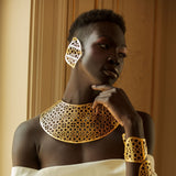 Gold Signature Statement Necklace - Georgina Jewelry