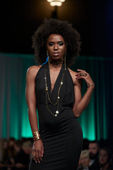 Signature Gold Headband and Choker - Georgina Jewelry