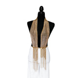 Gold Statement Scarf and Top Chain - Georgina Jewelry
