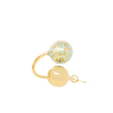 Signature Turquoise Sphere Resin Ring - Georgina Jewelry