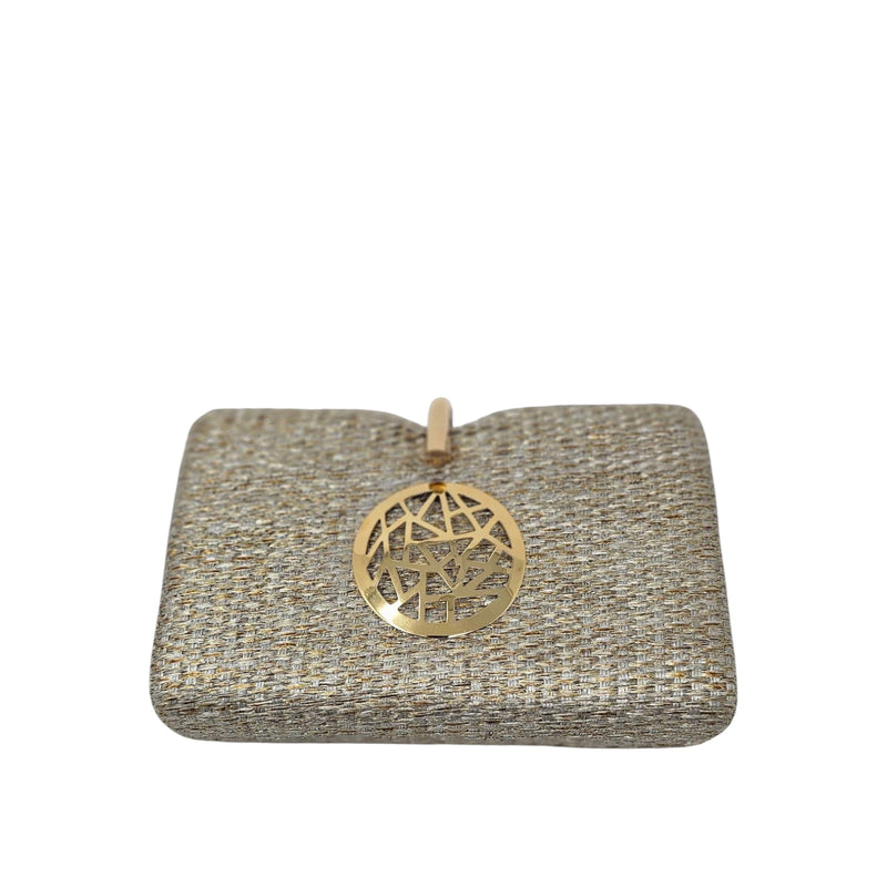 The Shimmer Small Gold Clutch