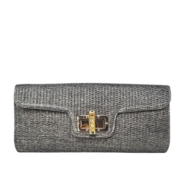 The Shimmer Clutch Silver