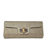 The Shimmer Clutch Gold