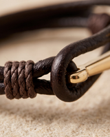Anchor Brown/Gold Bracelet for Men