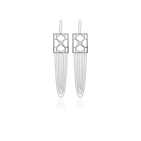 Signature  Rectangle Earrings - Georgina Jewelry
