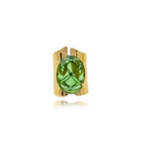Gold Emerald Crystal Ring