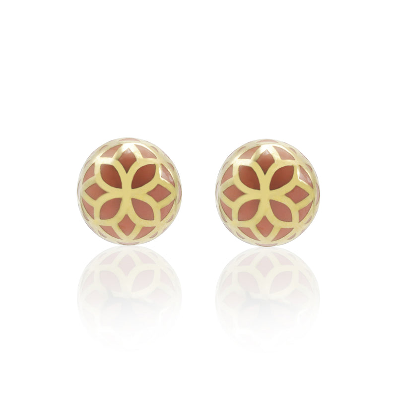Signature Flower Sphere Small Earrings - Georgina Jewelry
