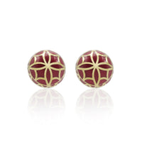 Signature Flower Sphere Small Earrings