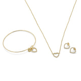 Signature Diamond  Heart Set - Georgina Jewelry
