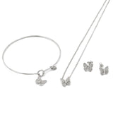 Signature Diamond  Butterfly Set - Georgina Jewelry
