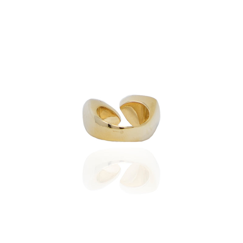 Gold Crystal Topaz Ring