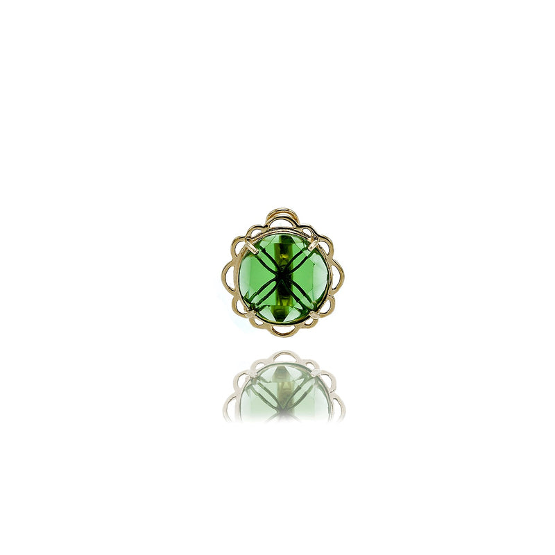 Signature Flower Emerald Crystal Ring