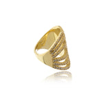 Raffine Diamond Butterfly Ring - Georgina Jewelry