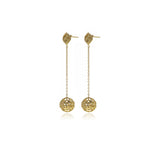Signature Sphere Long Earrings - Georgina Jewelry