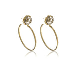 Signature Hoops Crystal Earrings - Georgina Jewelry
