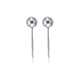 Signature  Diamond Cut Hoops  Crystal Earrings - Georgina Jewelry