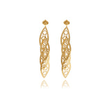 Four Leaf Chandelier Line Earring - Georgina Jewelry