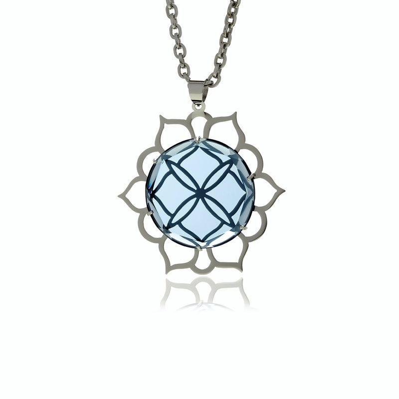 Signature Sun Crystal Choker Pendant - Georgina Jewelry