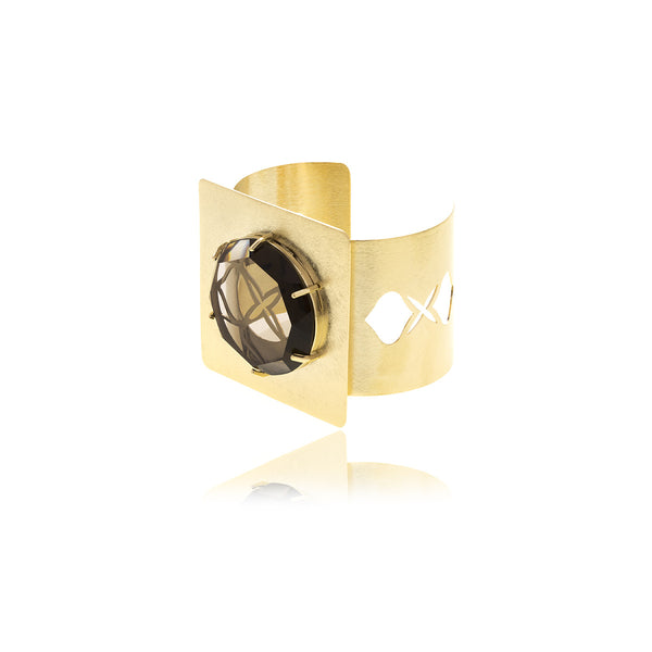 Releve Signature Gold Square Bracelet - Georgina Jewelry