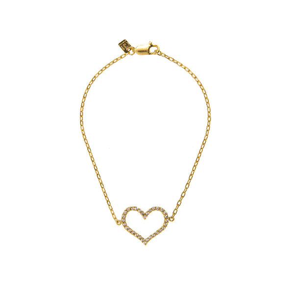 Infinity Diamond Heart Bracelet - Georgina Jewelry