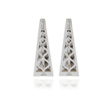 Reverie Smooth Triangle Earrings - Georgina Jewelry