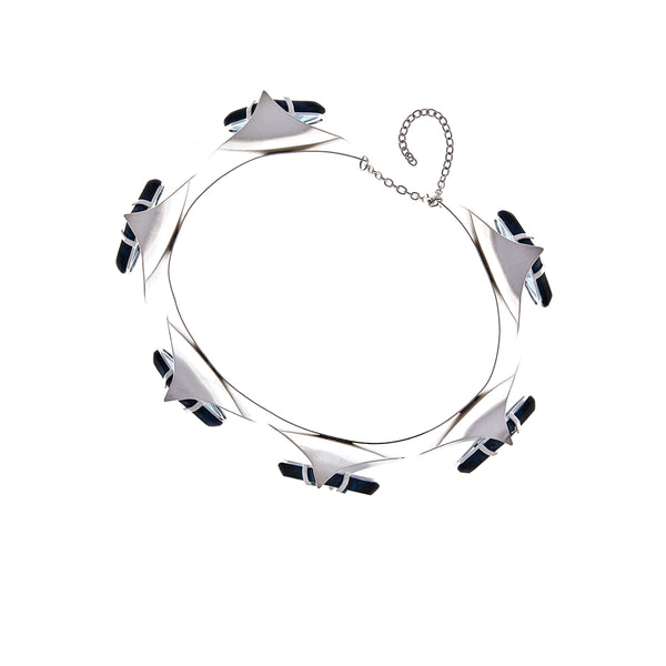 Signature Silver Petals Necklace - Georgina Jewelry