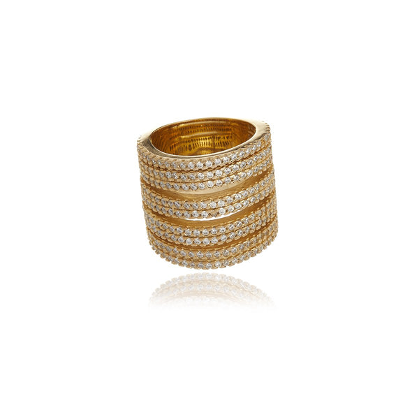 Gold Raffine Dream Ring - Georgina Jewelry