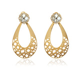 Racines Drop Crystal Earrings - Georgina Jewelry