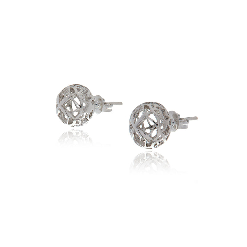 Signature Mini Sphere Earrings - Georgina Jewelry